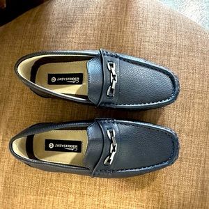 Youth boys easy strider brand navy loafers
